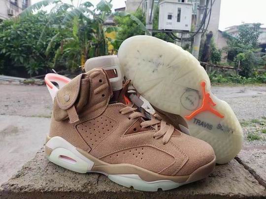 (image for) Air Jordan 6 Retro Travis Scott British Khaki DH0690-200 Men's Shoes-10